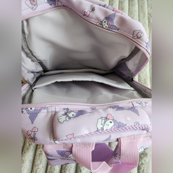Kuromi Lavender Backpack Bookbag Set - Picture 8 of 8
